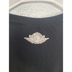 Nike Air Jordan Retro High True OG Long Sleeve Black Graphic Shirt Youth  XXL